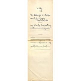 Charles J Stevens - North Adelaide - Teachers Conservatorium accepting outside engagements