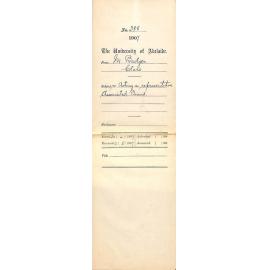 Magnus Badger - Clare - Acting as Representative Associated Board