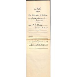 Adelaide Chamber of Commerce - A S Cheadle President of the Chamber 1907-8