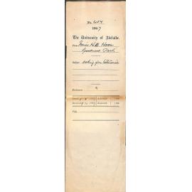 Miss Lilian B Hoar - Goodwood Park - Asking for Testimonial