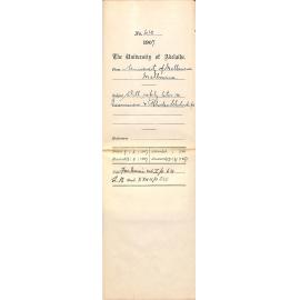 University of Melbourne - Melbourne - Will reply later re Examiners and Rhodes Scholarships