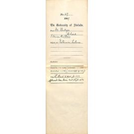 Magnus Badger [Solicitor, Notary, and Commissioner] - Clare and F Davies [Hon Secretary] - Port Pirie - Re Extension Lectures