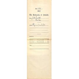 J H Iredell - Hawker - Payment of rent £ 8 2/4