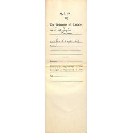 Thomas W Taylor - Terowie - Have had splendid rains