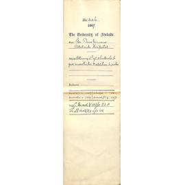 George Brookman [Chairman of Board] - Adelaide Hospital - Allowing 5th year students to give anaesthetics and addition to rules