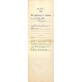 L [Lester] W Judell - Orroroo - Forwarding mineral specimens