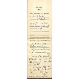 Mrs Christine Meller - 115 Gilles Street, City - Daughter unable to attend Conservatorium and asking for concession in fees