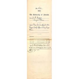 J P Heggie - Craigie's Plain - Cheque £ 50 - Transfer from J and W A Heggie to self - Offers to buy Craigie's Plain