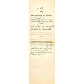 Fred William Wheatley - Rockhampton Grammar School - Supervision and arrangements for J F Ward's MA Examination