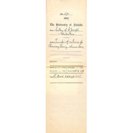Sisters of St Joseph's Convent - Gladstone - Transfer of entrance fee, Primary Theory, Winnie Seery