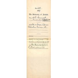 Walter Emerson Cornwall - Registrar - The University of Melbourne - Advertisement Re Design; Conference; Publications; Bursaries; etc.