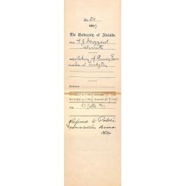 Victor J Mazzard - Teacher - Warratta School - Warratta - Asking if Primary Examination at Tumby Bay