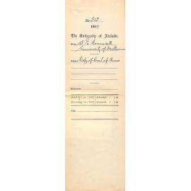 Walter Emerson Cornwall Registrar - The University of Melbourne - Copy of Coat of Arms