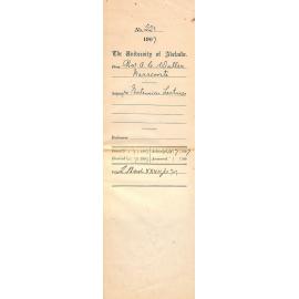 Reverend A C Waller - Naracoorte - Re Extension Lectures