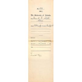 Miss A G Webb  [Windsor Lodge] Clare - Asking for music Certificates