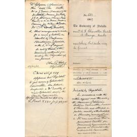 Dr C H Chancellor - Gladstone and A [Allan] Shawyer - Riverton - Asking that centre may be formed