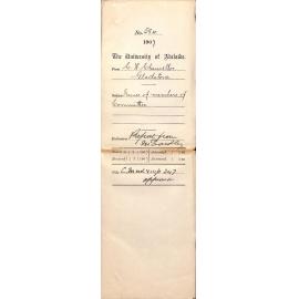 C H Chancellor - Gladstone - Names of members of Committee