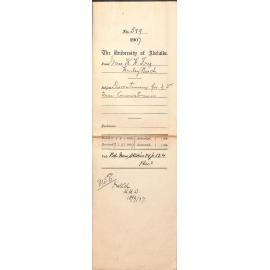 Miss Kathleen H Fry - Henley Beach - Discontinuing for half Third Term Conservatorium