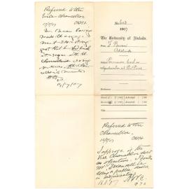 Frederick Bevan - Adelaide - Permission to act as adjudicator at Port Pirie