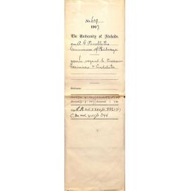 Alan G Pendleton - Commissioner of Railways - In regard to Concession Examiners and Candidates