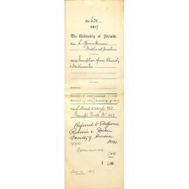 L Younkman - Midland Junction - Exemption from Chemistry and Mathematics