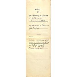 Alan G Pendleton - Commissioner of Railways - Concessions to Examiners from Victoria