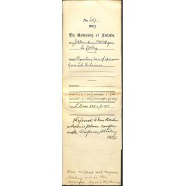 J H Maiden Dr R S Rogers Sir S J Way - Requesting loan of specimens from Tate Herbarium