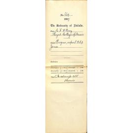 Charles Hubert Hastings Parry - Royal College of Music - Progress report Brewster Hooper Josse Jones