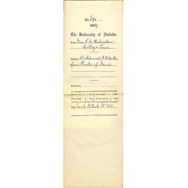 Miss Hazel M Richardson - College Town - Withdrawal H B Bollen from Practice of Music