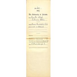 Miss Mary Wood - Tintinarra Station - Music Candidates to be examined in Adelaide