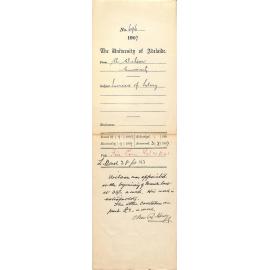 Arthur Wilson - University - Increase of Salary