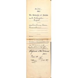 M B Langdon - Prospect - Discontinuing lessons Conservatorium