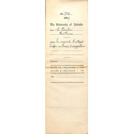 Caulfield Barton - Port Pirie - In regard to alleged Traffic in Music and suggestions