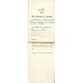 E W Benham F W Richards E H Limbert E B Grundy W J Isbister W H Moore D G McDougall J R Anderson T S Poole - Will act as additional examiner in Law