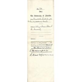S Marshall and Son Howells Young and Co Cawthorne and Co Woodmans and Correll - Acting as Music Sellers to the University