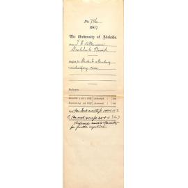 T H Atkinson - Destitute Board - Students attending Midwifery Cases