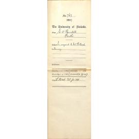 E A Randell - Perth - In regard to Mr Pollard entering