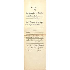 Professor H Darnley Naylor - University - Purchase of Books for Sight Translation