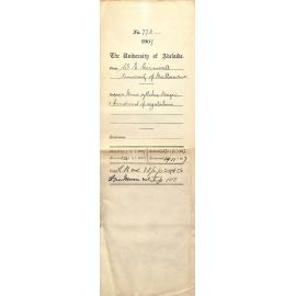 Walter Emerson Cornwall - University of Melbourne - Music Syllabus Design and Amendment of Regulations