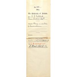 Ernest E Mitchell - Music Teachers Association - Change in Working of Conservatorium