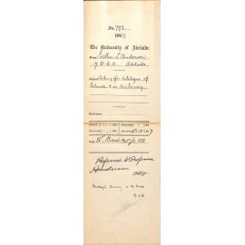 Esther L Anderson - Young  Women's Christian Association Adelaide - Asking for Catalogue of Classes and re Dictionary