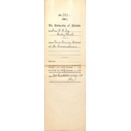 Miss Kathleen H Fry - Henley Beach - Discontinuing lessons at the Conservatorium