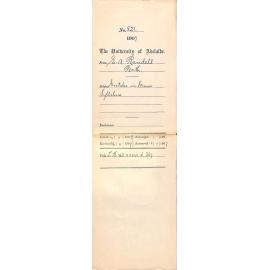 E A Randell - Perth - Mistake in Music Syllabus