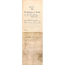 H J Humphreys - Adelaide - Withdrawal from Accountancy Examination