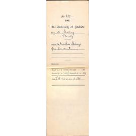 W Stirling - Glenelg - Nina Stirling's fees Conservatorium