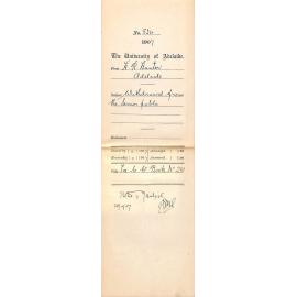 H R Hunter - Adelaide - Withdrawal from the Senior Public