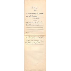 Douglas Mawson - University - Ordering Quetschmachine for delivery in 1908