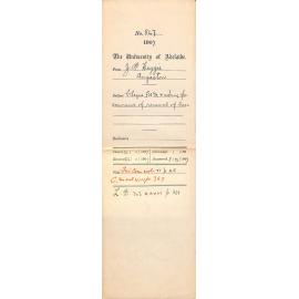 J P Heggie - Angaston - Cheque £33-6-8 and asking for assurance of renewal of Lease