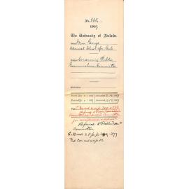 Miss George - Advanced School for Girls - Concerning Public Examinations Committee