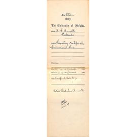 Arthur Gladstone Annells - Parkside - Requesting Certificate Commercial Law